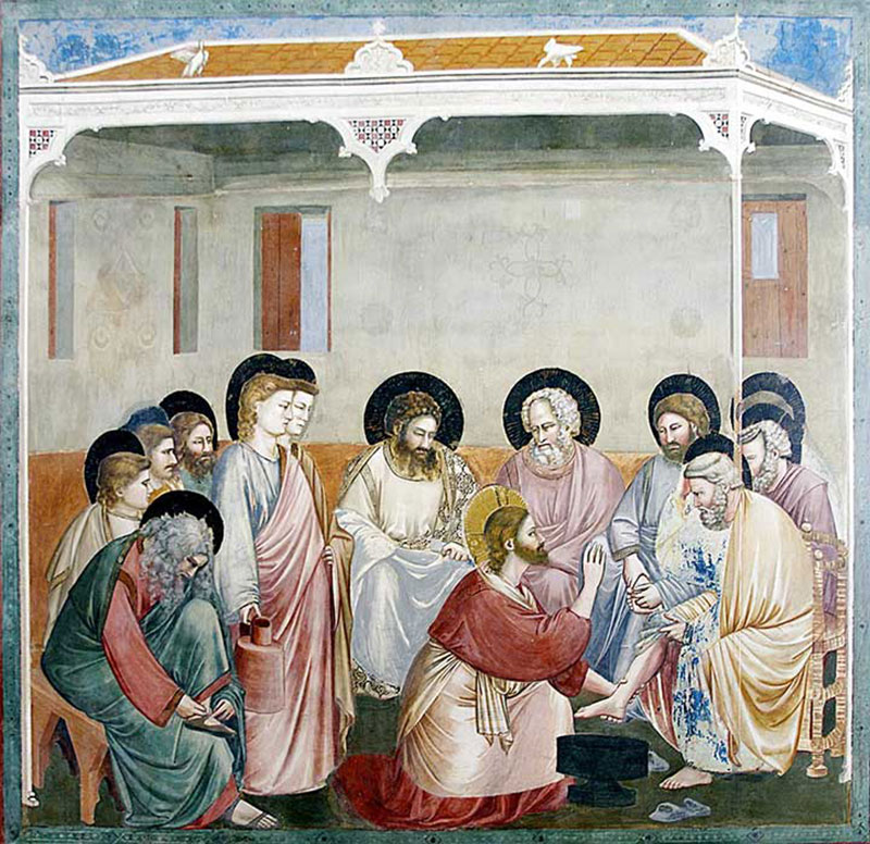 Fußwaschung_Giotto-di-Bandone_gemeinfrei Fußwaschung